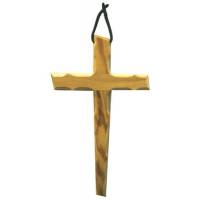Croix Murale - 13 cm - Bois d'Olivier
