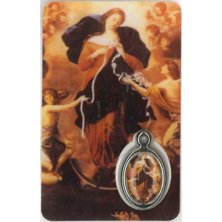 Kaart-Med-Gebed - Maria die de knopen ontwart - FR 