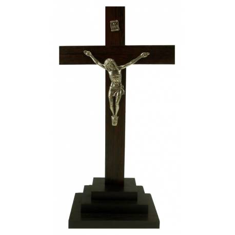 Croix sur Base - 28 X 9.5 cm - Bois