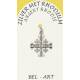 Croix Argent Rhodié Jerusalem - 16 X 16 mm