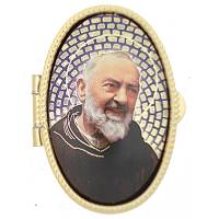 Boîte à Pilules - St P Pio - Mosaïque - OV 52 X 36 mm