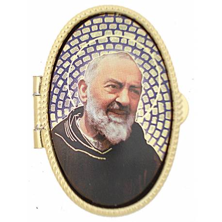 Boîte à Pilules - St P Pio - Mosaïque - OV 52 X 36 mm