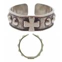 Ring-Tientje - Bt 7 mm - Diam 2 - Met Verzilverd 