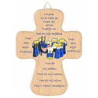 Croix Murale 14 Anges - 14 x 10 cm - NL