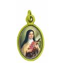Medaille H Theresia 15 Mm Ov Verguld 