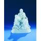 Pieta - 21 cm - "Marbre" Blanc 