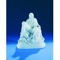 Pieta - 21 cm - "Marbre" Blanc 