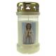 Bougie 3J / CD / blanc / Rosa Mystica