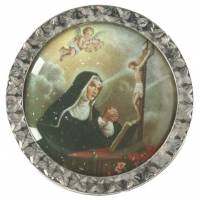 Médaille Aimantée Ste Rita 33 Mm