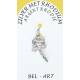 Médaille Argent Rhodié - Ste Rita Rose