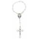 Dizainier/voiture Imit nacre - Blanc
