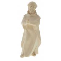 Berger En Priere pour personnages de crèche de 16 cm bois naturel