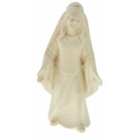 Bergere pour personnages de crèche de 16 cm bois naturel