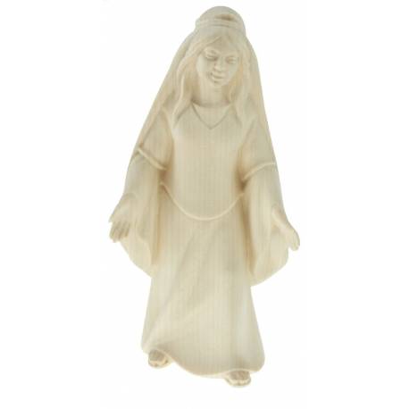 Bergere pour personnages de crèche de 16 cm bois naturel