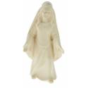 Bergere pour personnages de crèche de 16 cm bois naturel