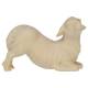 Agneau A Genoux pour personnages de crèche de 16 cm bois naturel