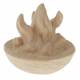 Feu pour personnages de crèche de 16 cm bois naturel