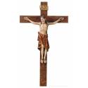 Croix Murale 21 Cm Bois Sculpte