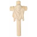 Croix Murale Bois Sculpté 11 Cm Naturel