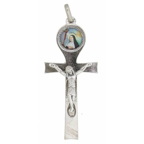 Egyptisck kruis - H Rita - 55 mm - Metaal Verzilverd 