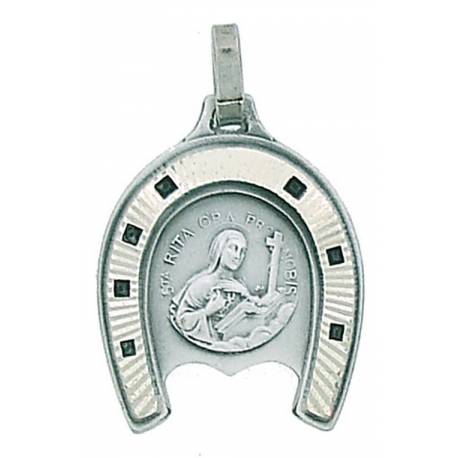Medaille H Rita - Metaal Verzilverd 