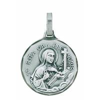 Medaille H. Rita - 16 mm - Metaal Verzilverd 