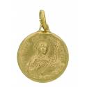 Medaille H. Rita - 16 mm - Metaal Verguld 