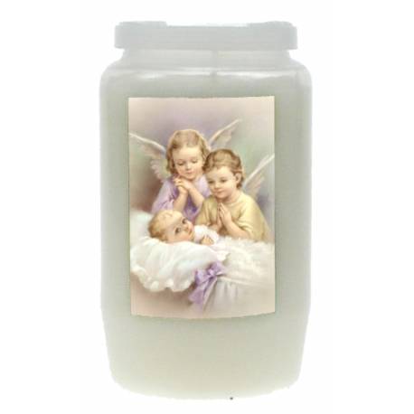 Luminaire 3J / blanc / 2 Anges + Enfant