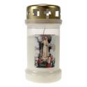 Bougie 3J / CD / blanc / Apparition Fatima