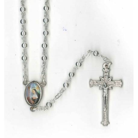 Rozenkrans - H Rita - Verzilverd 