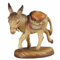 Bois Sculpte Ane 15 Cm