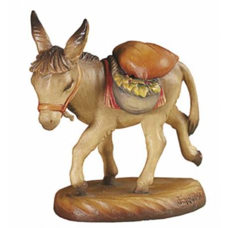 Houtsnijwerk Ezel 15 Cm Gekleurd 