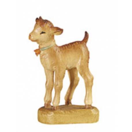 Houtsnijwerk Geitje 15 Cm Gekleurd 