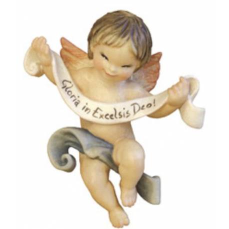 Bois Sculpte Ange Gloria 7.5 Cm