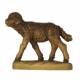 Houtsnijwerk Bruin Schaap 7.5 Cm Gekleurd 