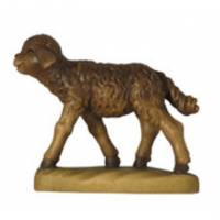 Houtsnijwerk Bruin Schaap 7.5 Cm Gekleurd 