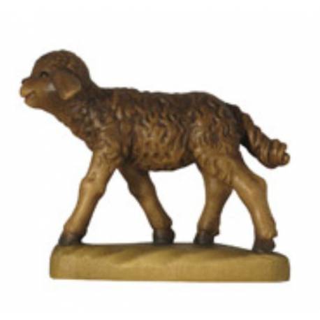 Bois Sculpte Mouton Brun 7.5 Cm