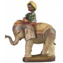 Bois Sculpte Elephant + Page 7.5 Cm