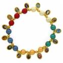 Bracelet s/élastique - 14 medailles - missionnaire