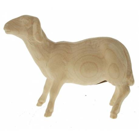 Houtsnijwerk Schaap 10cm/nat-Goud 
