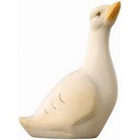 Houtsnijwerk Gans 10 Cm / Gekleurd 