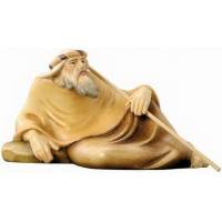 Houtsnijwerk Herder voor kerstfiguren van for nativity figurines of 10 cm / Gekleurd 