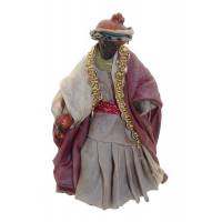 Santon Napolitain 08 Cm Roi Africain