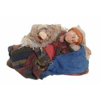 Santon Napolitain 08 Cm Berger Couche