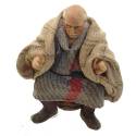 Santon Napolitain 08 Cm Vieil Homme Assis