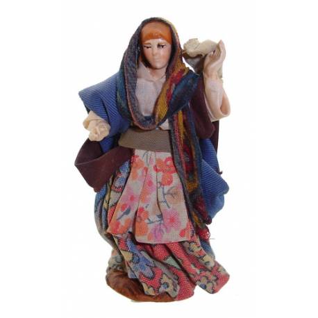 Santon Napolitain - 8 cm - Femme