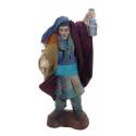 Santon Napolitain 08 Cm Homme Avec Lanterne