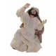 Santon Napolitain - 8 cm - Crieur assis