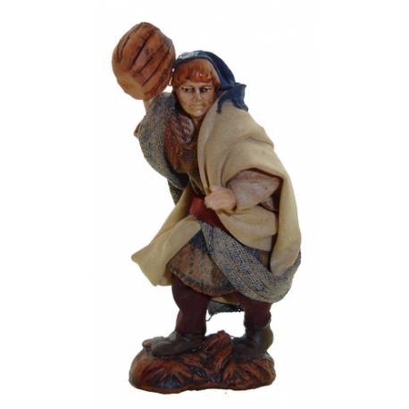 Santon Napolitain - 8 cm - Garçon avec cruche