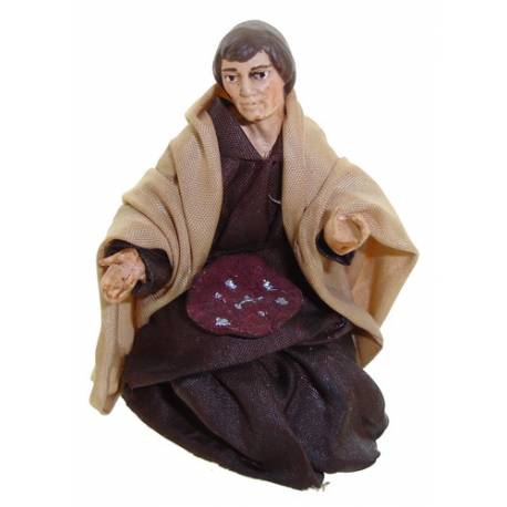 Napolitaanse Santon 08 Cm Figuur Zittend 